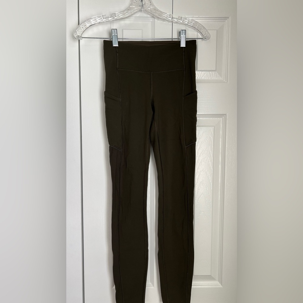Lululemon army green legging